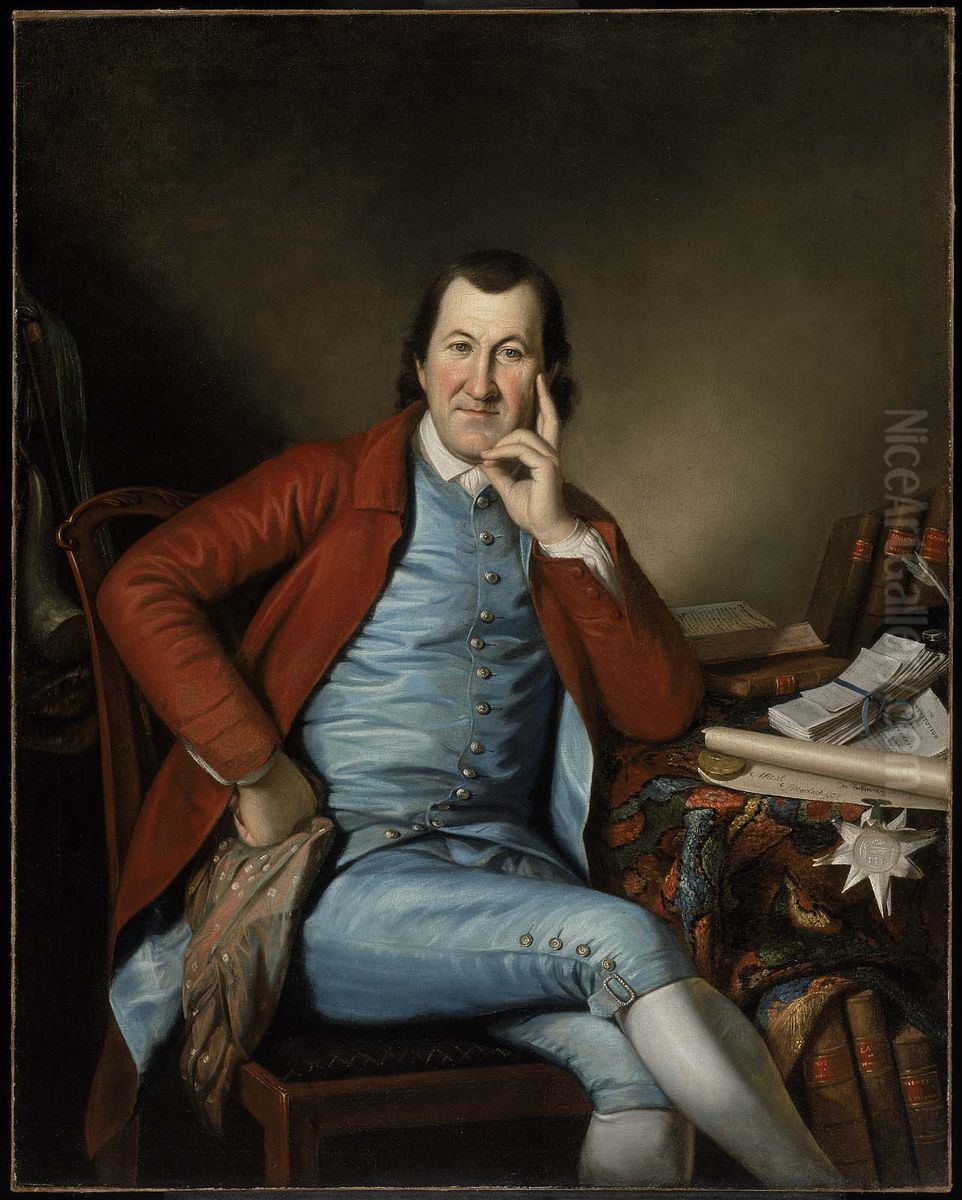 Portrait of Timothy Matlack Oil Painting by Charles Willson Peale