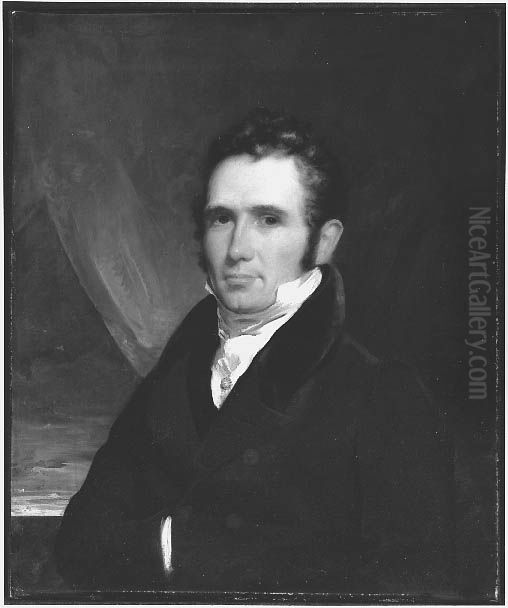 Dr. John Ball Brown Oil Painting by Chester Harding