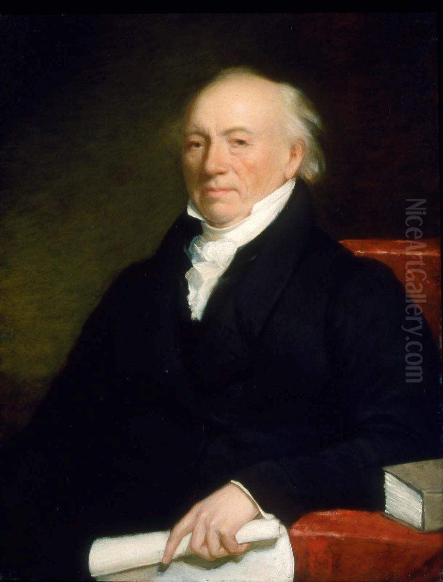 Judge Edward Hutchinson Robbins Oil Painting by Chester Harding