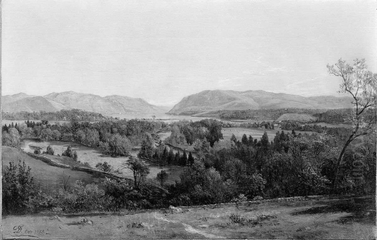 Cornwall on the Hudson Oil Painting by David Johnson