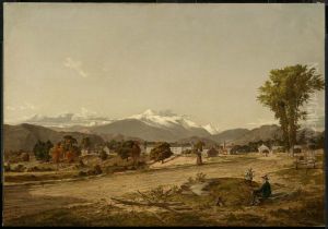 White Mountains from North Conway, New Hampshire