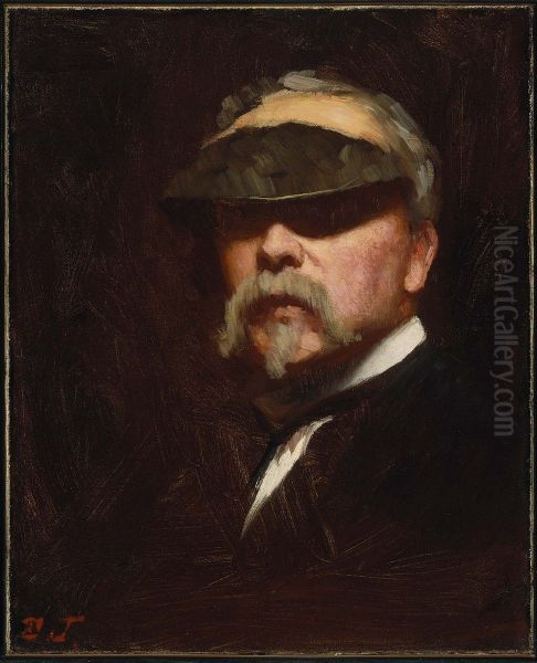 Self Portrait Oil Painting by Eastman Johnson