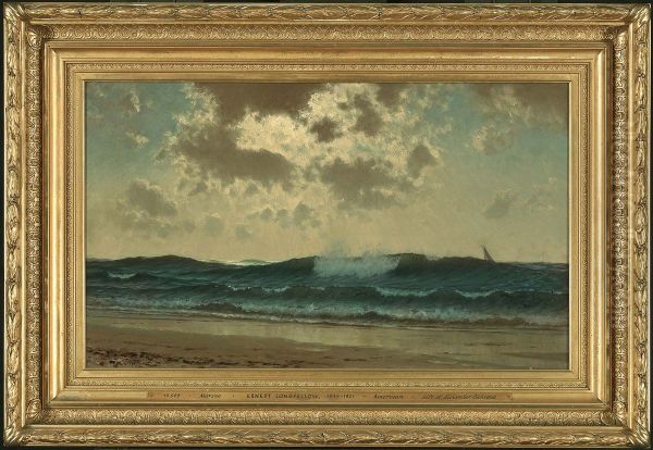 Marine Oil Painting by Ernest Wadsworth Longfellow