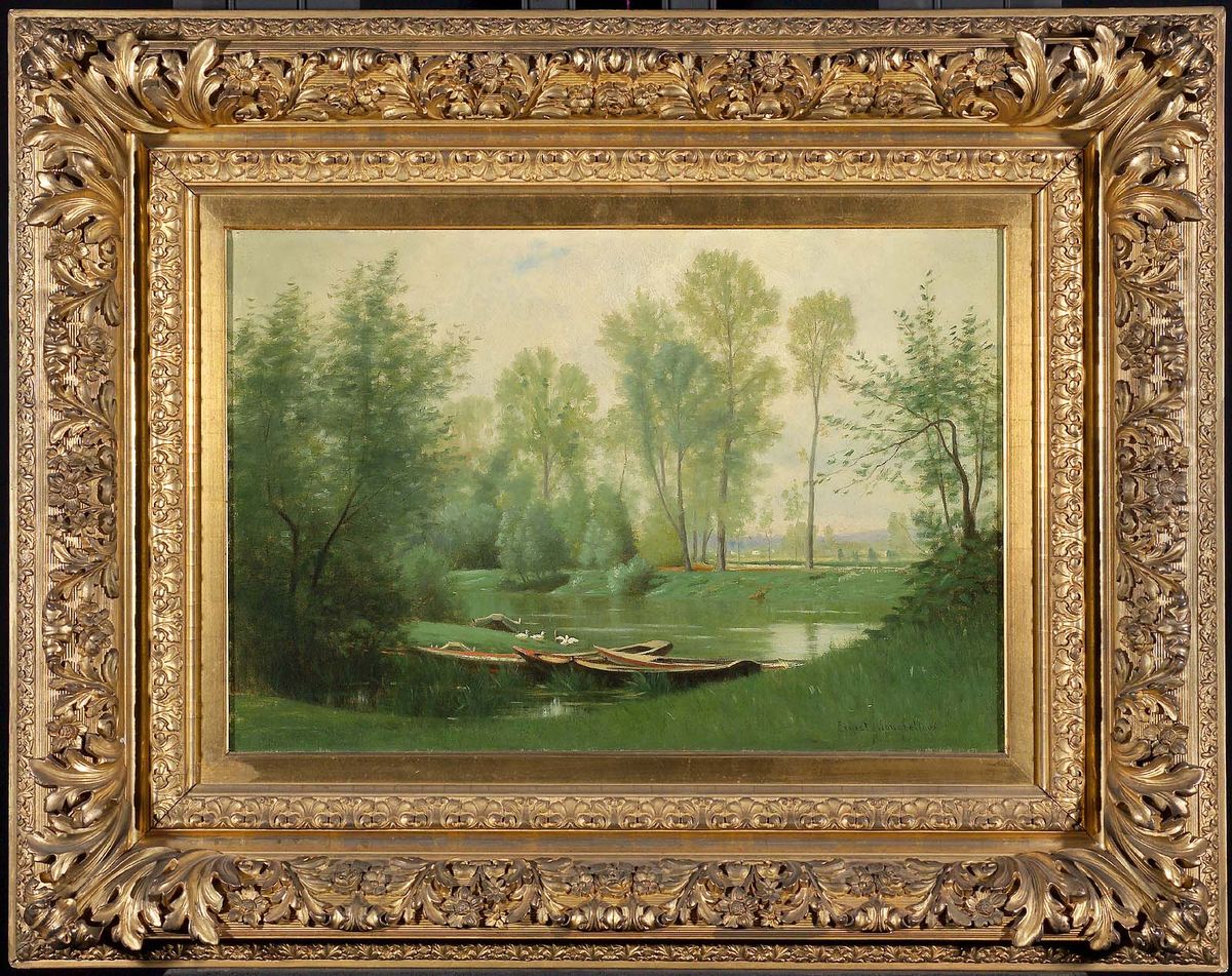The Seine Oil Painting by Ernest Wadsworth Longfellow