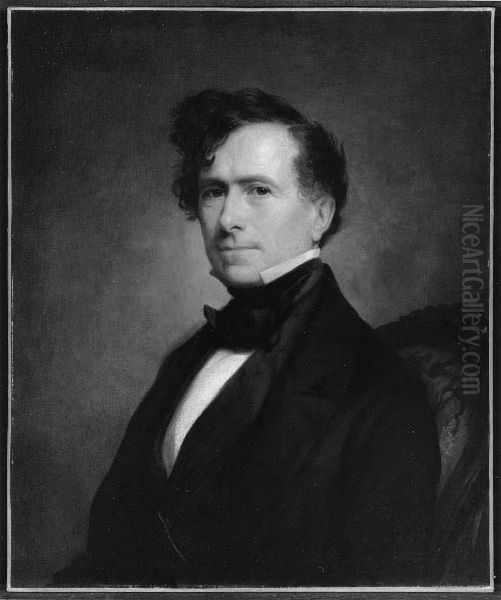 President Franklin Pierce Oil Painting by George Peter Alexander Healy