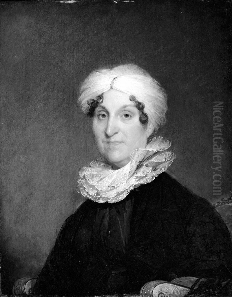 Mrs. William Hunt (Jane Bethune) Oil Painting by Gilbert Stuart