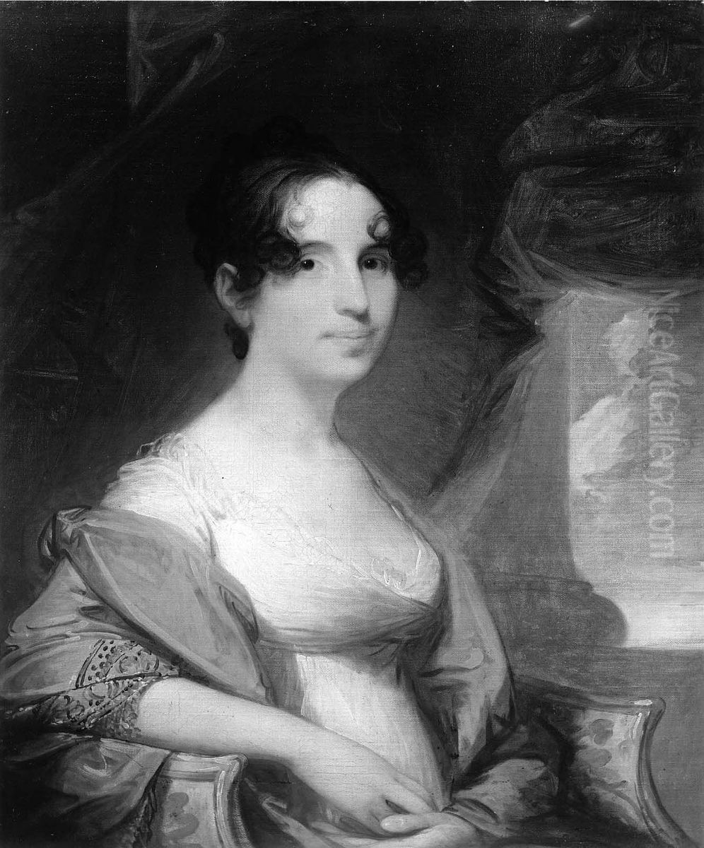 Mrs. John Gore (Mary Babcock) Oil Painting by Gilbert Stuart