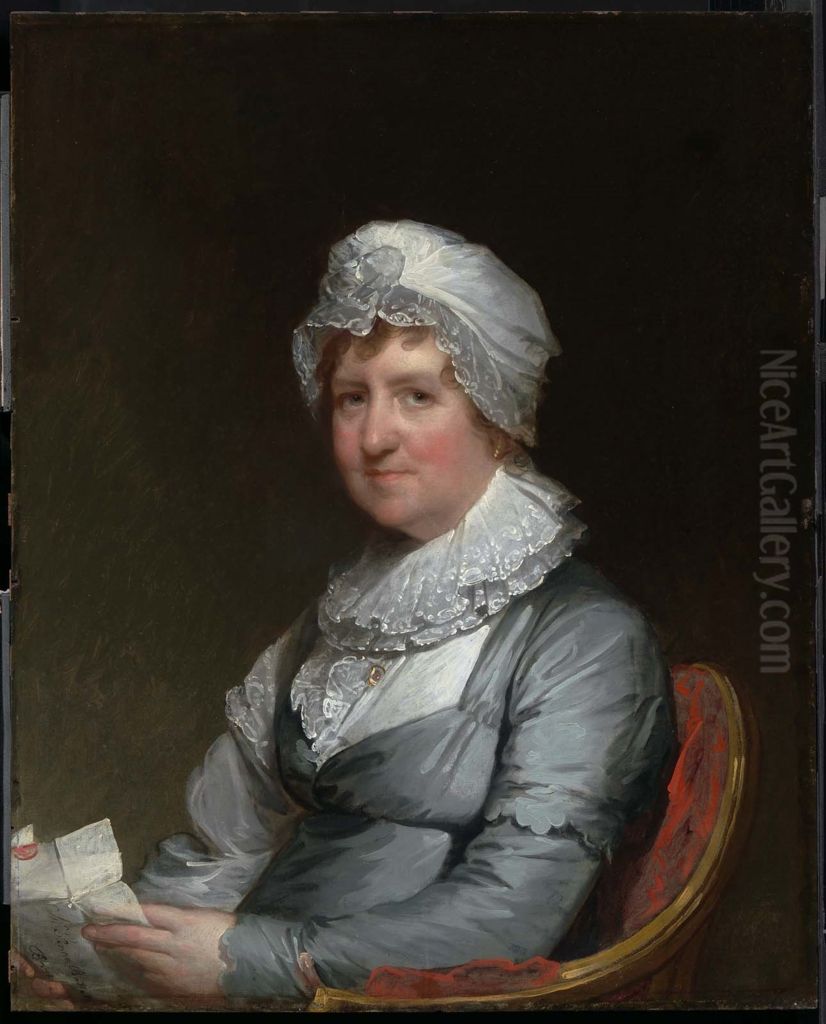 Mrs. Ebenezer Battelle (Anna Durant) Oil Painting by Gilbert Stuart