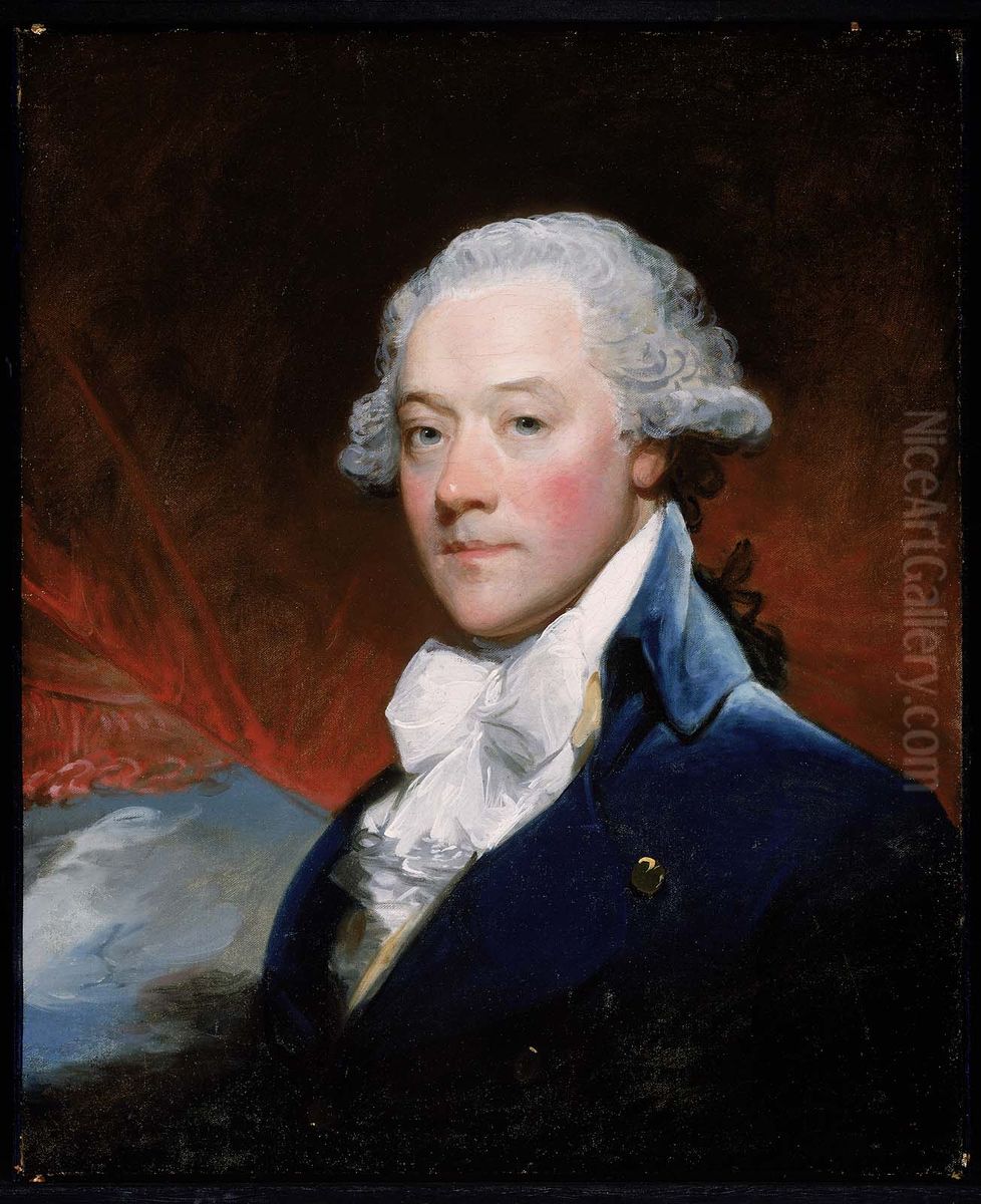 Colonel James Swan Oil Painting by Gilbert Stuart