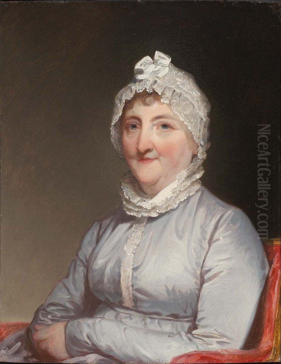 Mrs. Paul Revere (Rachel Walker) Oil Painting by Gilbert Stuart