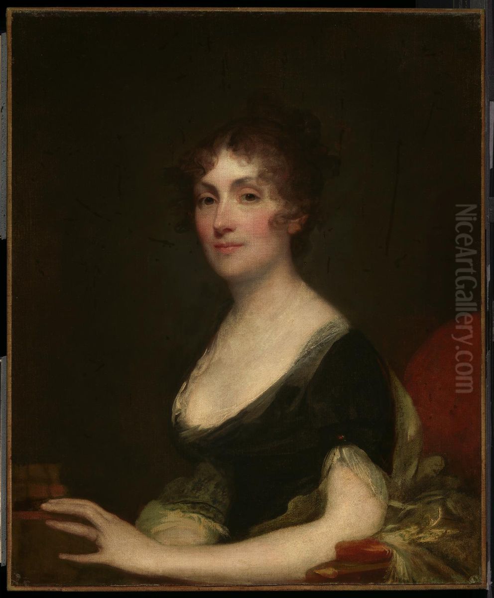 Mrs. Perez Morton (Sarah Wentworth Apthorp) Oil Painting by Gilbert Stuart