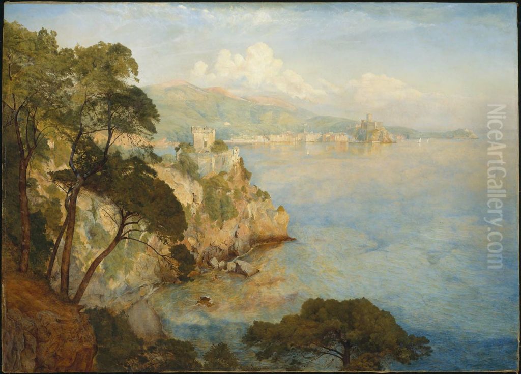 Gulf of Spezia Oil Painting by Henry Roderick Newman
