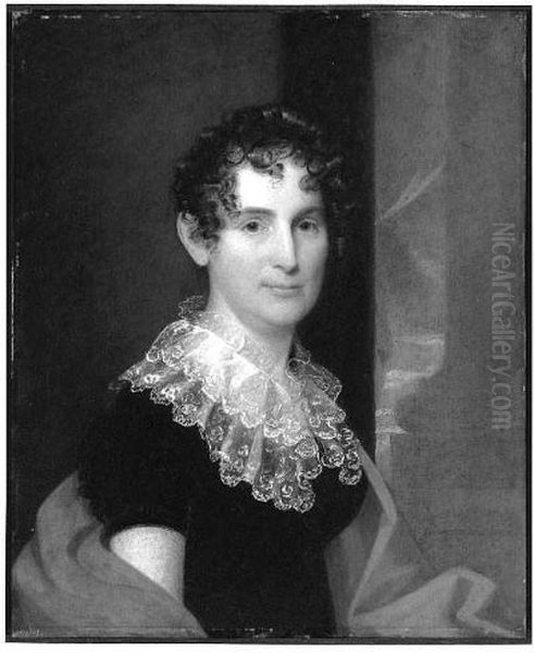 Mrs. Peter Gilman Robbins (Polly Williams) Oil Painting by James Frothingham