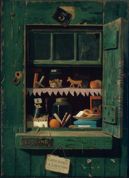 The Poor Man's Store Oil Painting by John F. Peto