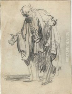 Old Man with Outspread Arms