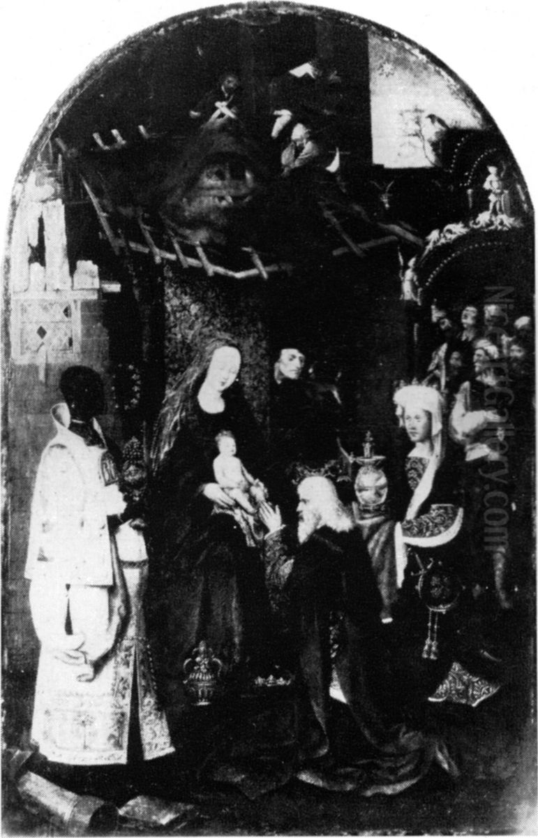 Adoration of the Magi. Oil Painting by unknown