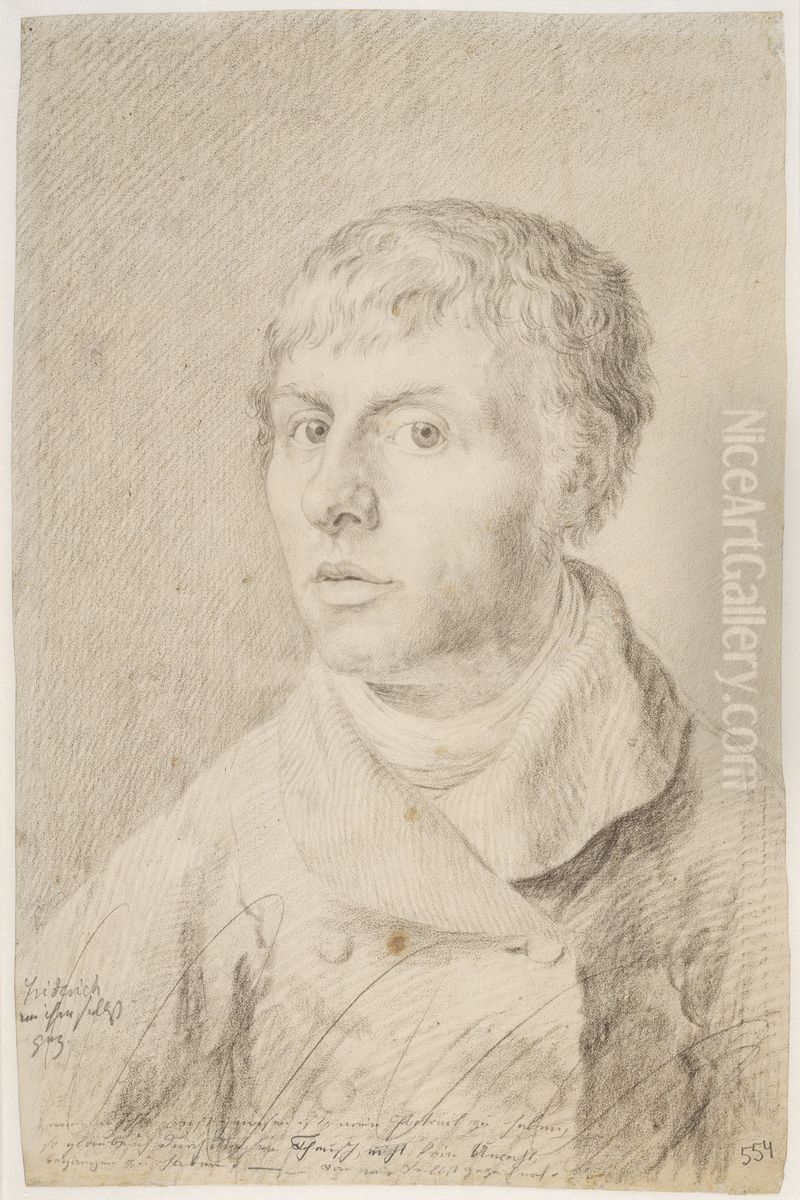 Self-portrait Oil Painting by Caspar David Friedrich