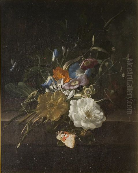 Licensing.cestina|English|francais|makedonski|Nederlands|+/- Oil Painting by Rachel Ruysch