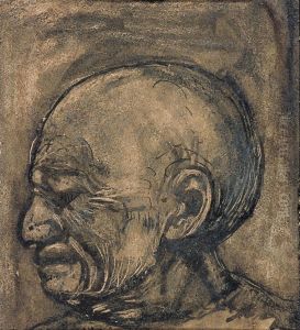 Portrait of a Crying Man