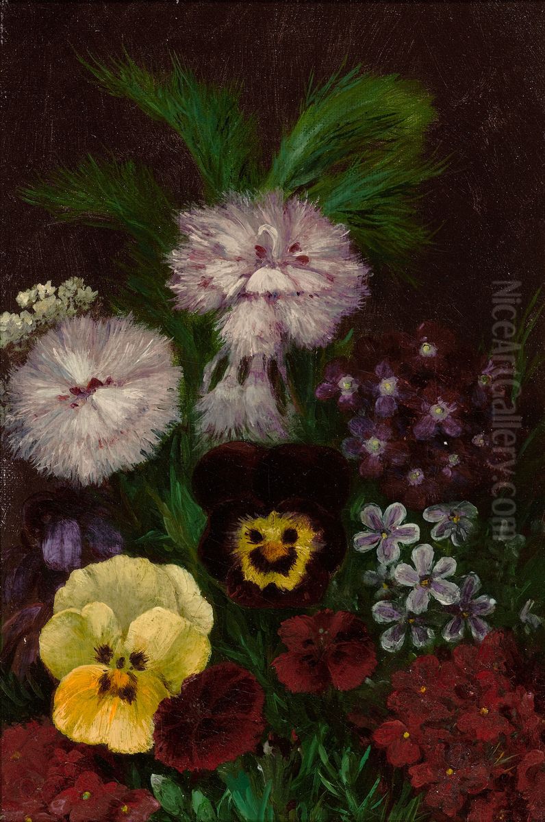 Mixed Bouquet Oil Painting by John Williamson
