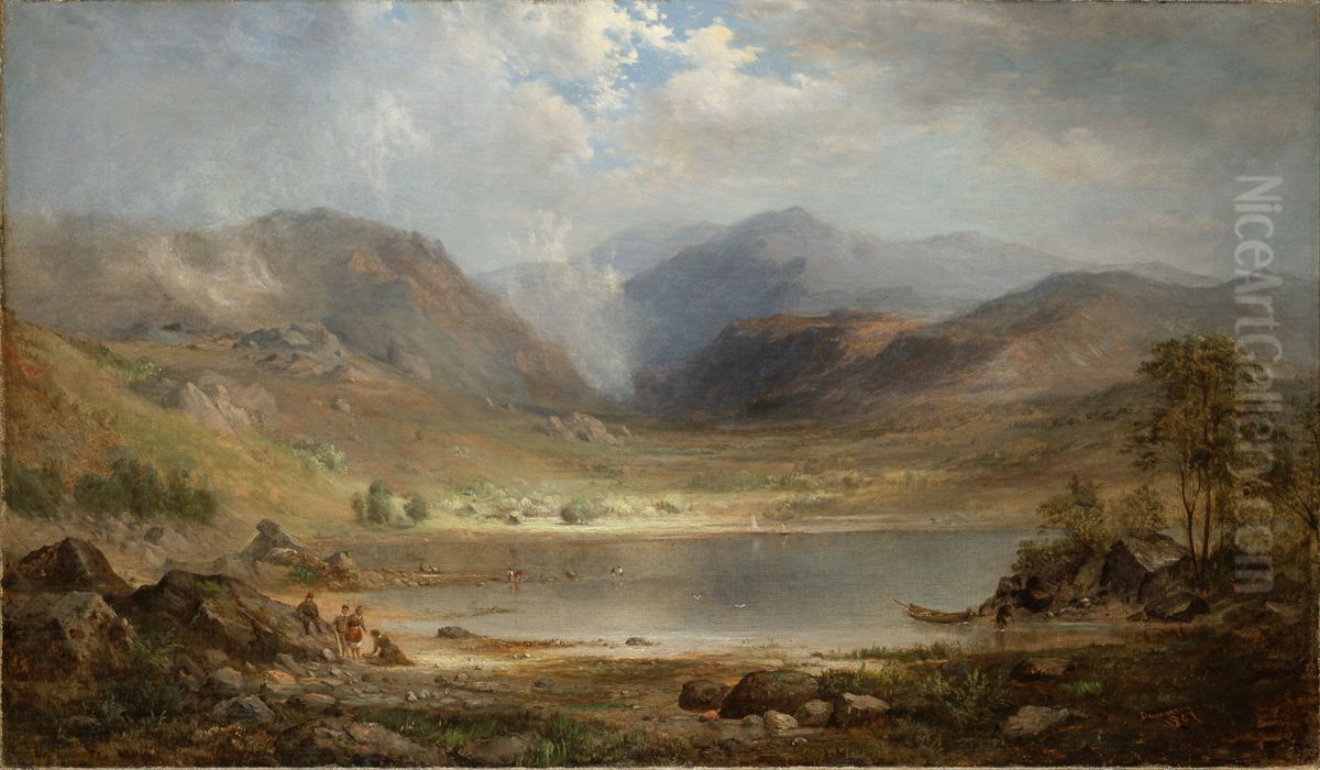 Loch Long Oil Painting by Robert Seldon Duncanson