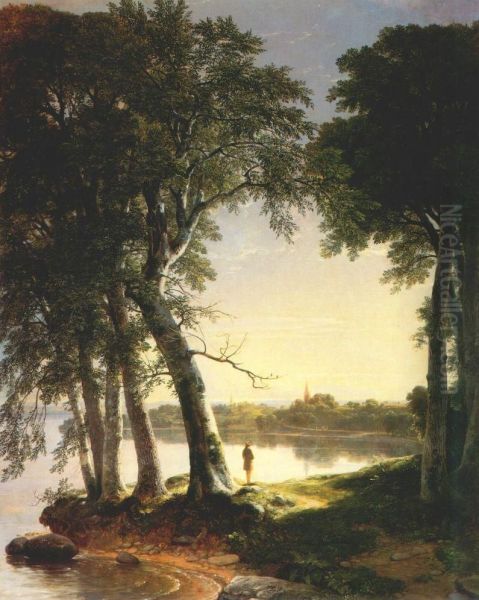 Early Morning at Cold Spring Oil Painting by Asher Brown Durand
