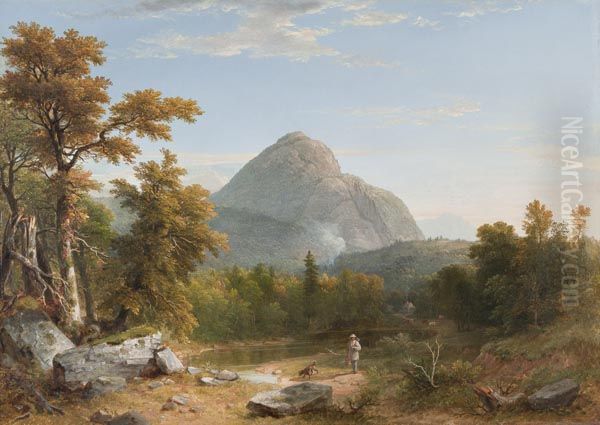 Landscape, Haystack Mountain, Vermont Oil Painting by Asher Brown Durand