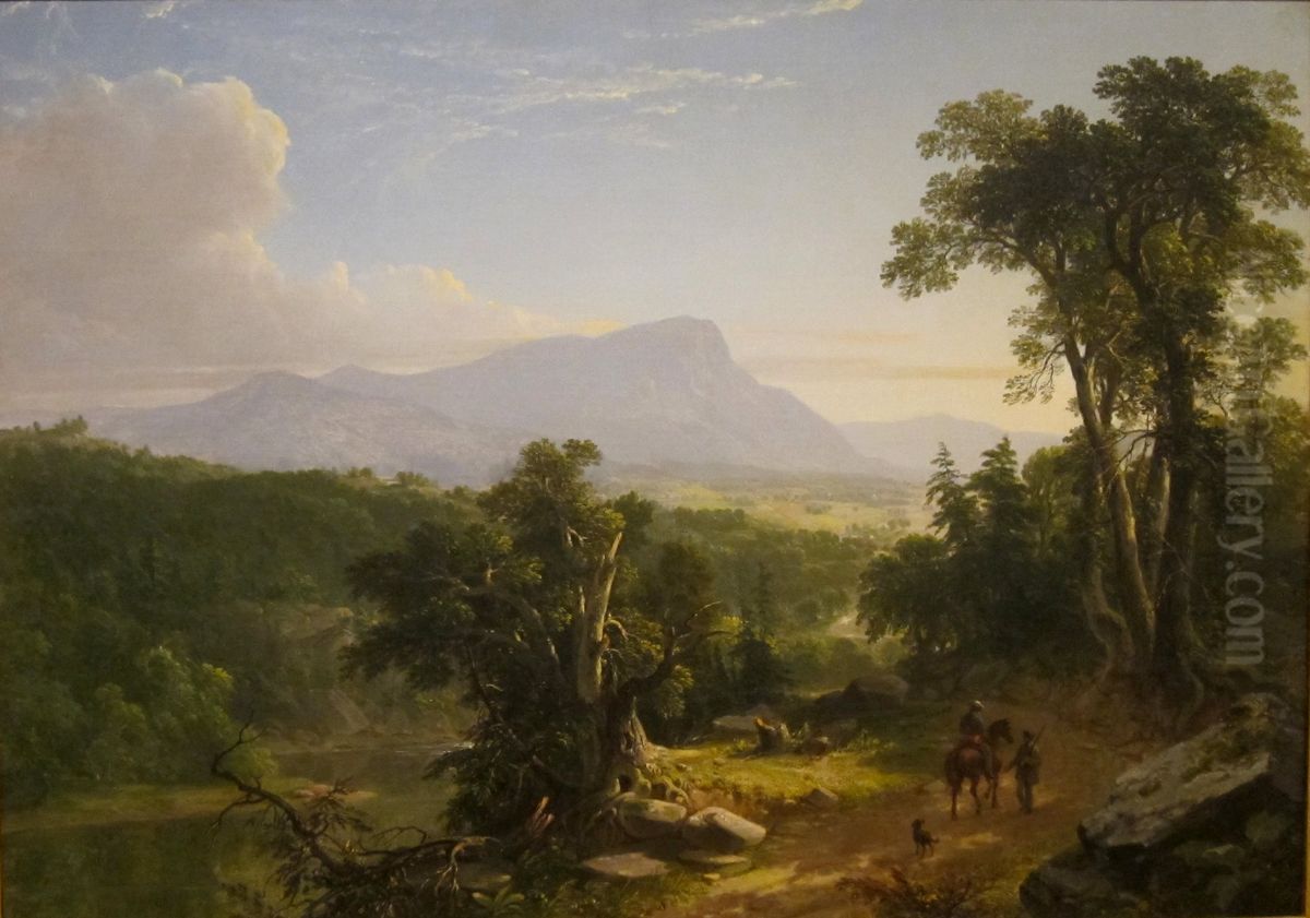 In the Catskills Oil Painting by Asher Brown Durand