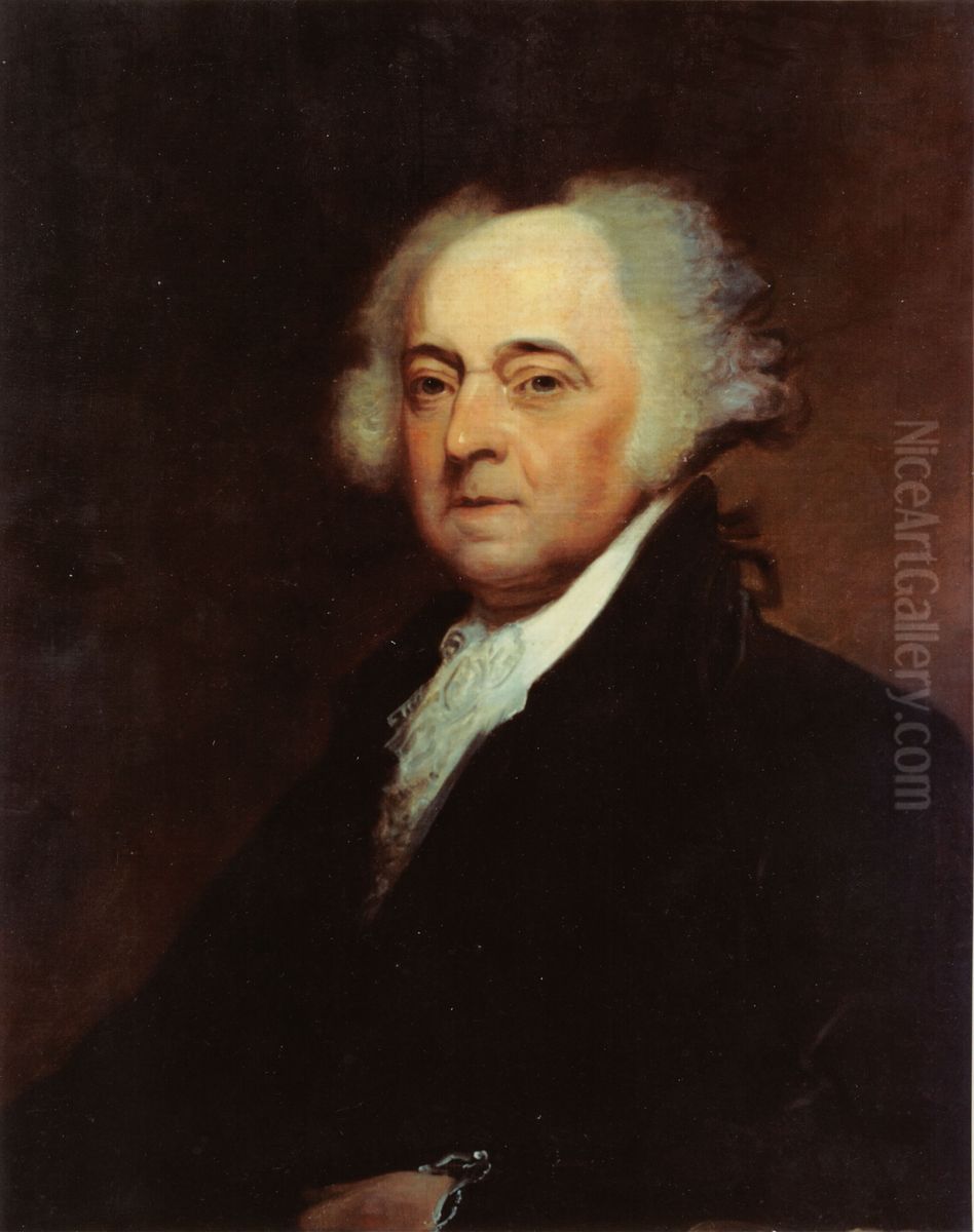 John Adams Oil Painting by Asher Brown Durand