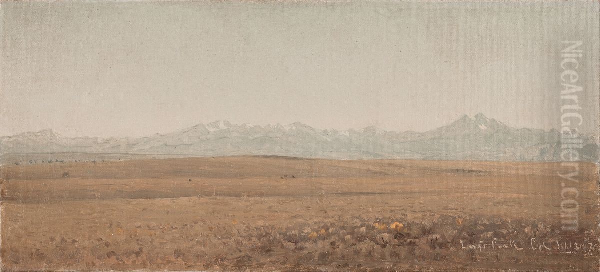 Longs Peak, Colorado Oil Painting by Sanford Robinson Gifford
