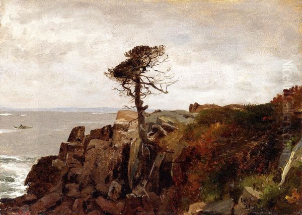 Noman`s Land 1877 Oil Painting by Sanford Robinson Gifford