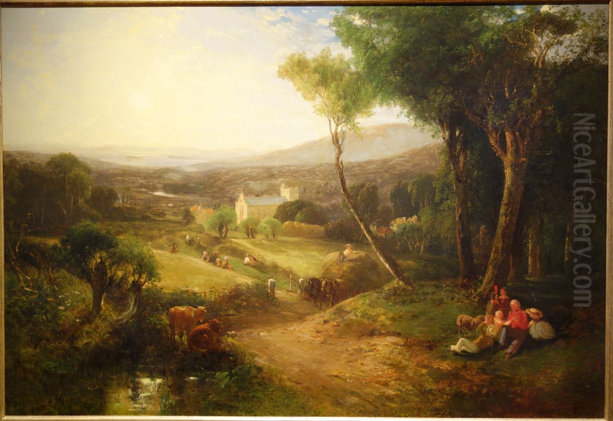 Peace and Plenty Oil Painting by William Hart