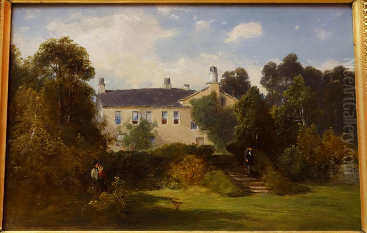 Wordsworth Manor Oil Painting by William Hart