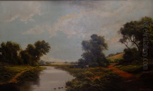 Napa Valley Oil Painting by Ransome Gillett Holdridge