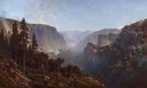 Yosemite Valley (From Below Sentinel Dome, as Seen from Artist's Point)