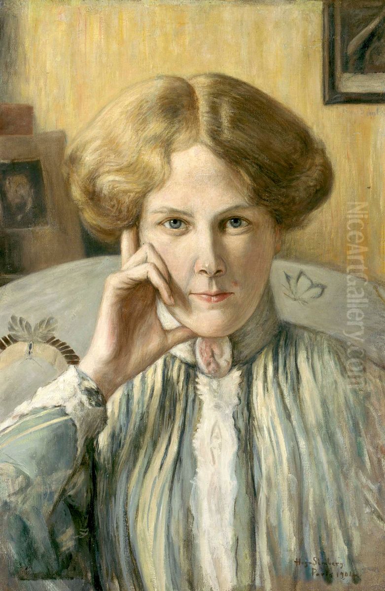 Marie von Heiroth Oil Painting by Hugo Simberg