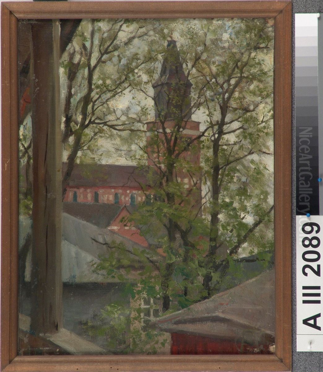 Abo domkyrka Oil Painting by Akseli Valdemar Gallen-Kallela