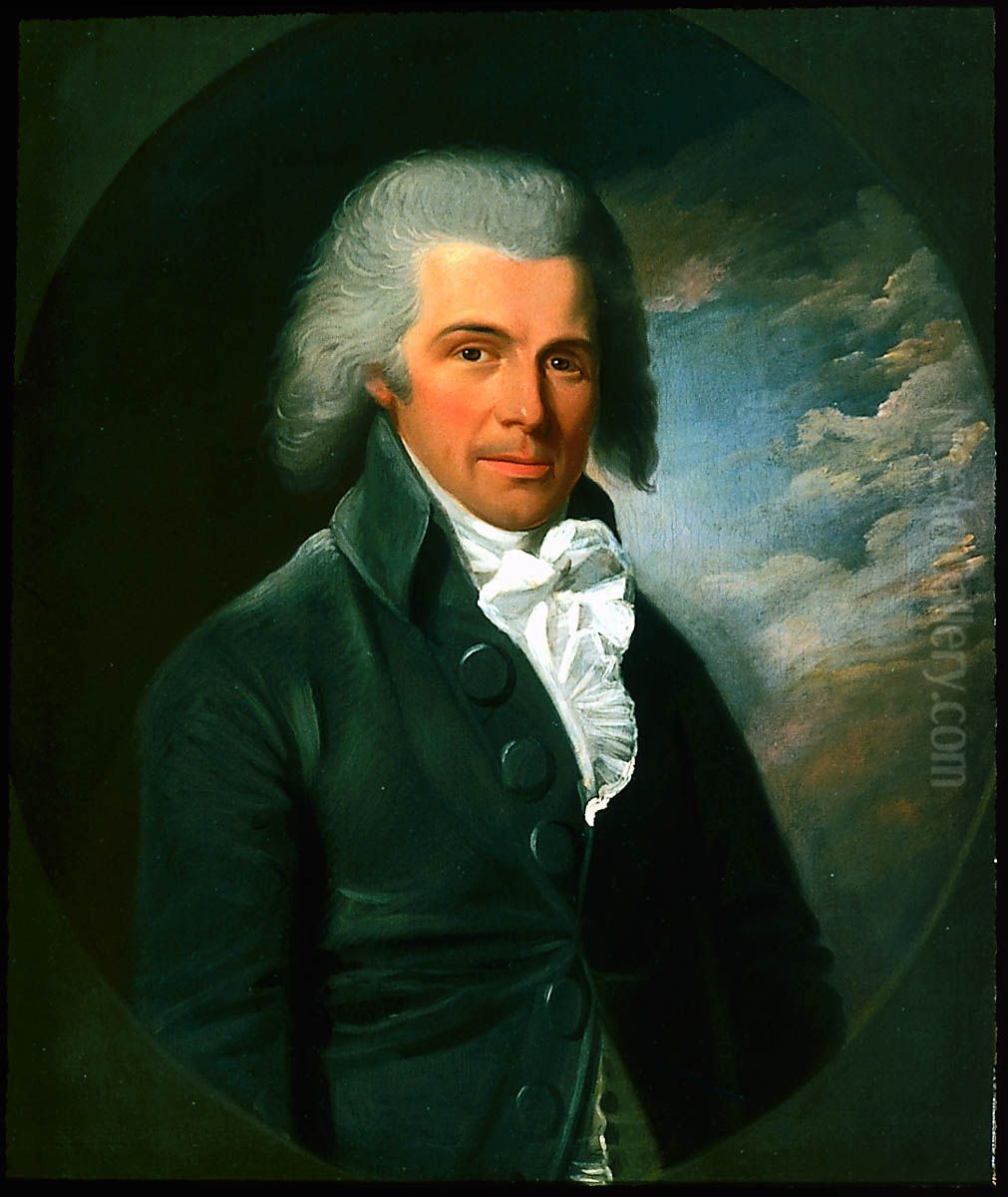 Man in a Gray Coat Oil Painting by John Johnston
