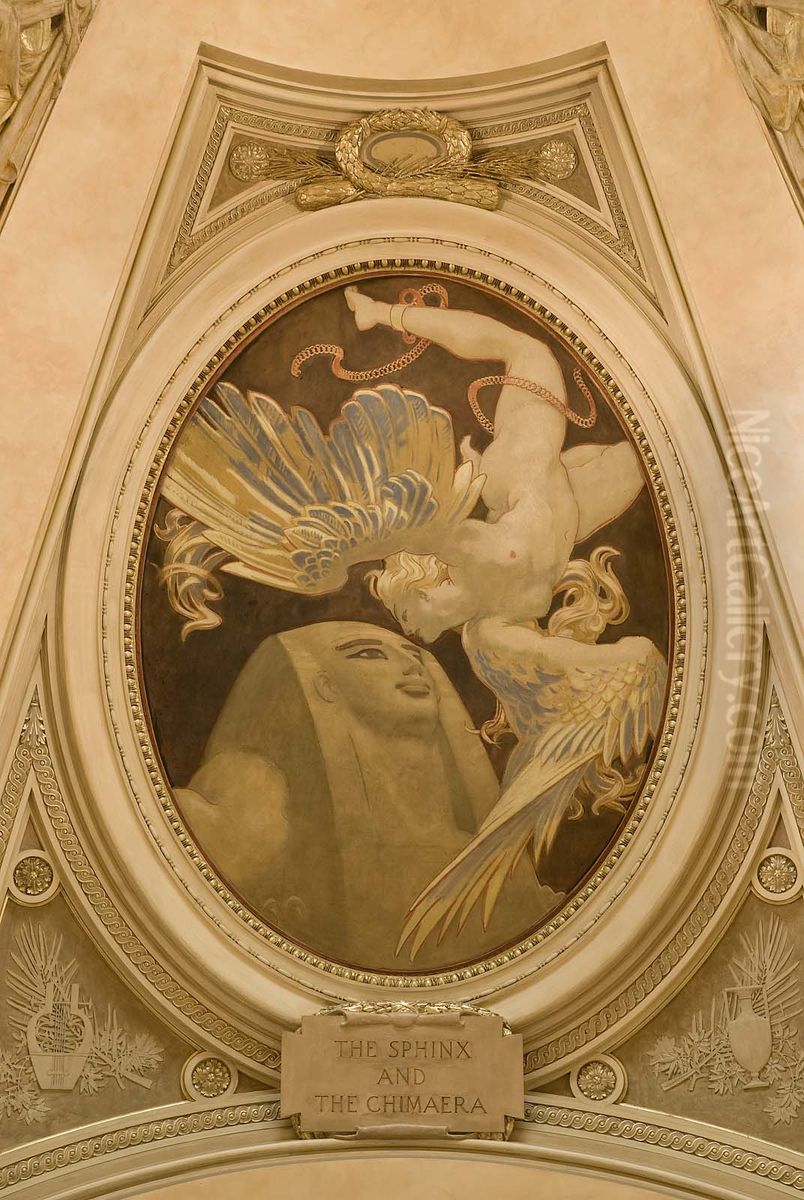 The Sphinx and the Chimaera Oil Painting by John Singer Sargent