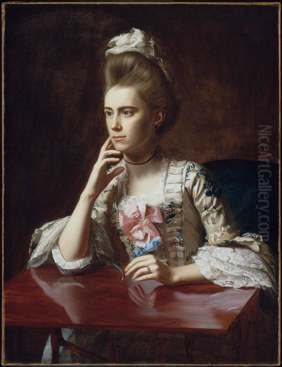 Mrs. Richard Skinner (Dorothy Wendell) Oil Painting by John Singleton Copley