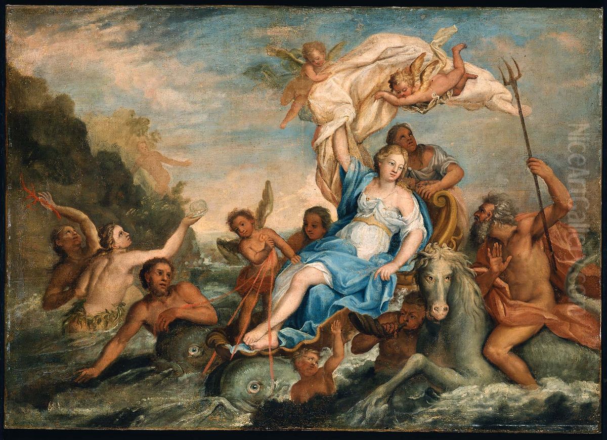 Galatea Oil Painting by John Singleton Copley