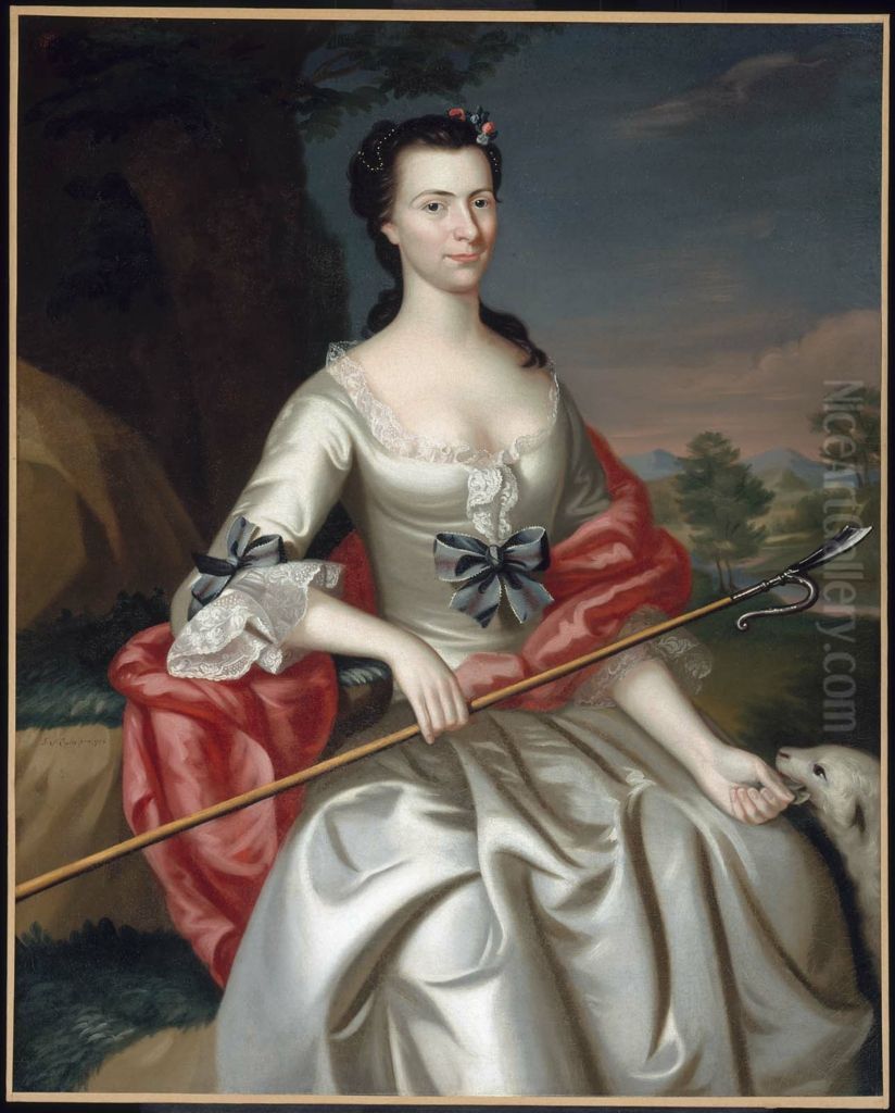 Ann Tyng (Mrs. Thomas Smelt) Oil Painting by John Singleton Copley