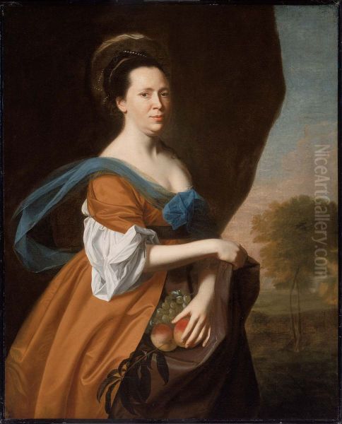 Mrs. James Smith (Elizabeth Murray) Oil Painting by John Singleton Copley