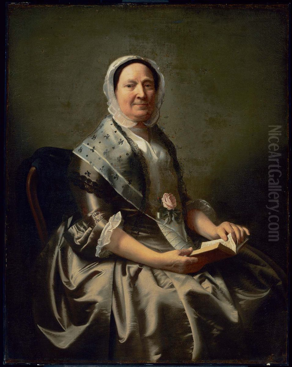 Mrs. Nathaniel Ellery (Ann Sargent) Oil Painting by John Singleton Copley