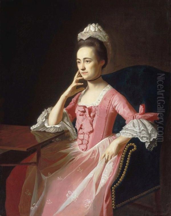 Dorothy Quincy (Mrs. John Hancock) Oil Painting by John Singleton Copley