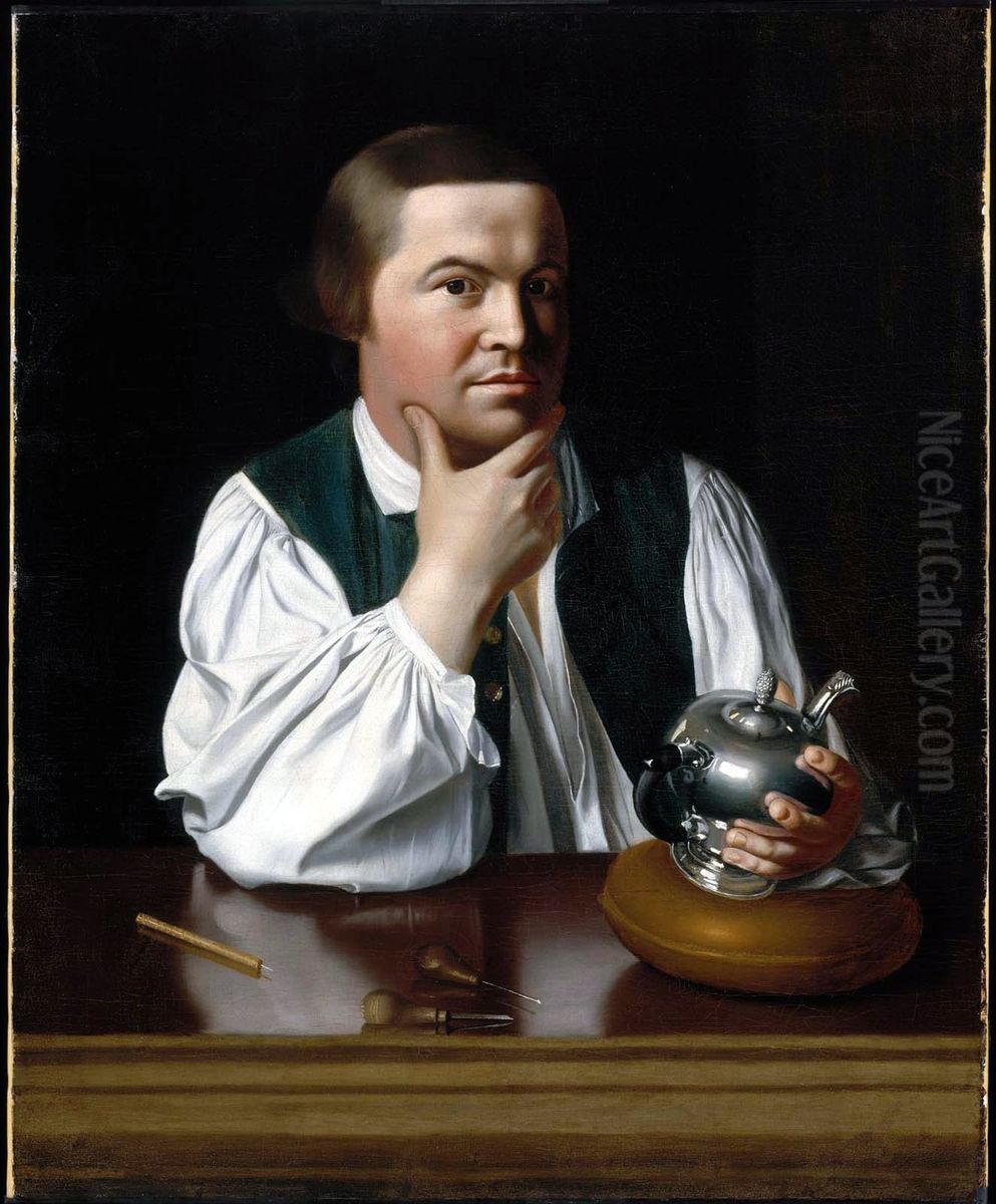 Portrait of Paul Revere Oil Painting by John Singleton Copley