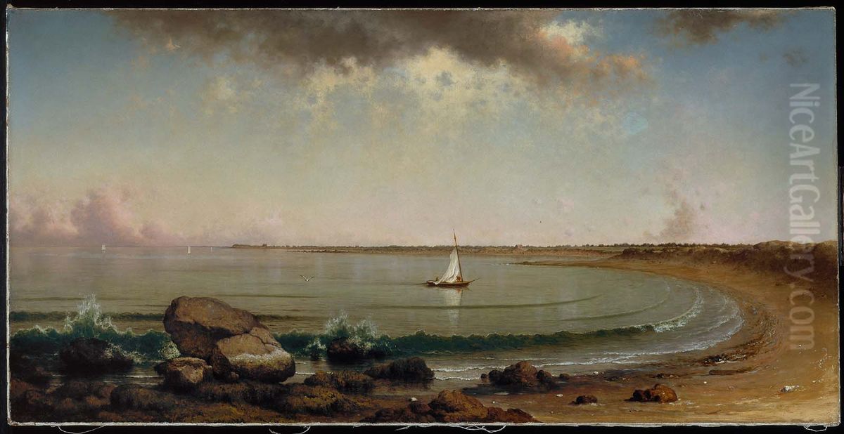 Point Judith Oil Painting by Martin Johnson Heade