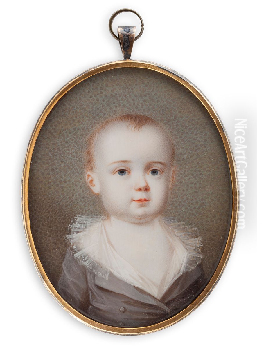 Taiteilijan poika Oil Painting by Johan Erik Bolinder