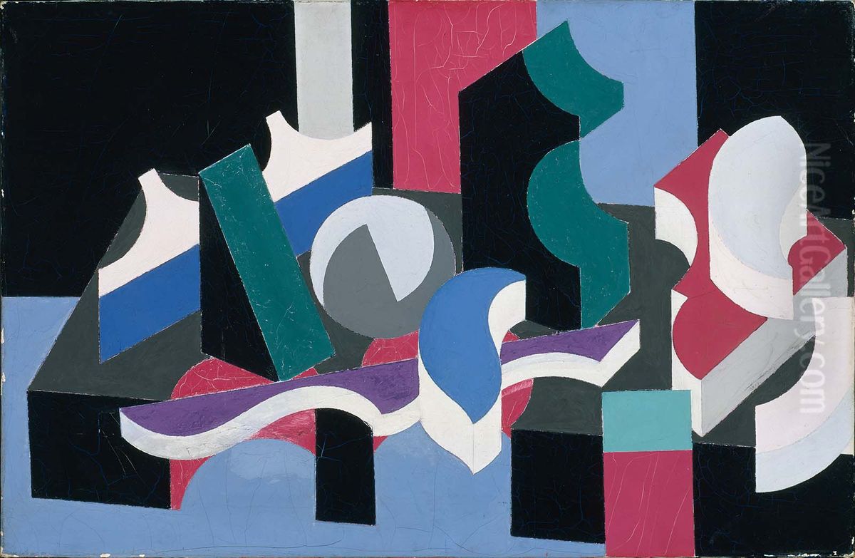 Forms (Peinture) Oil Painting by Patrick Henry Bruce