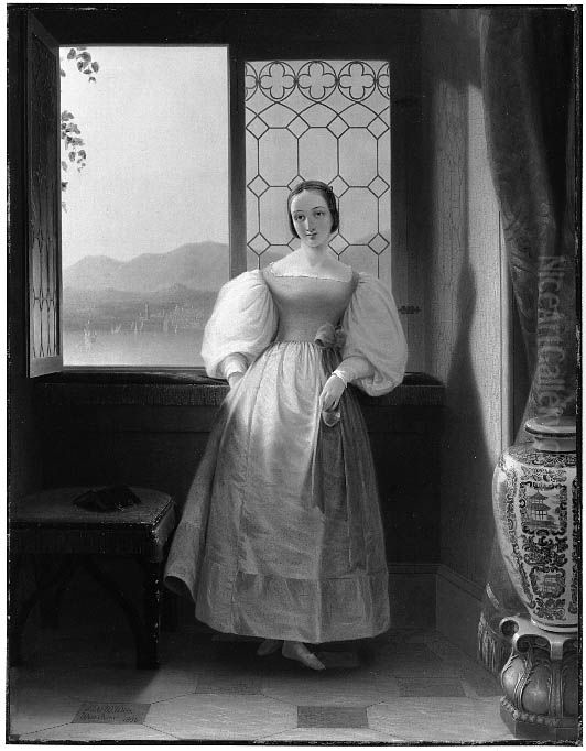 Bianca Oil Painting by Robert Walter Weir